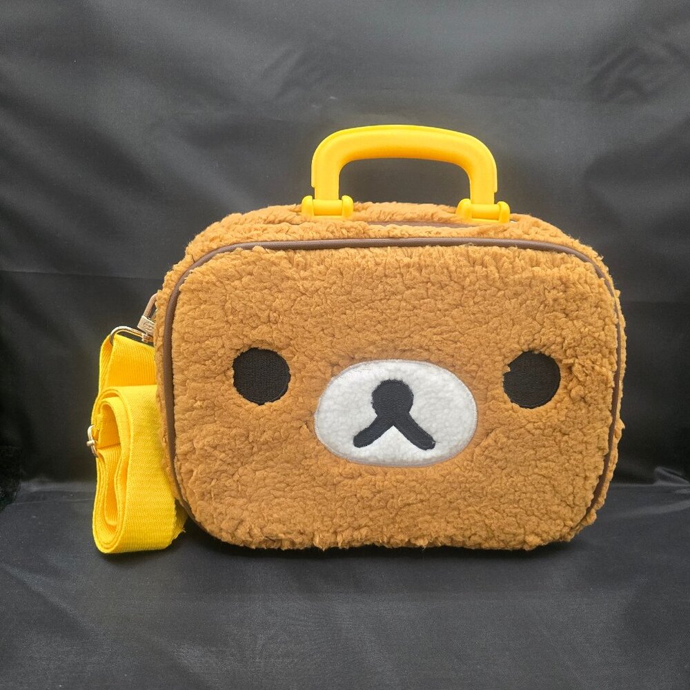 Dumbgood x Rilakkuma Sherpa Suitcase Crossbody